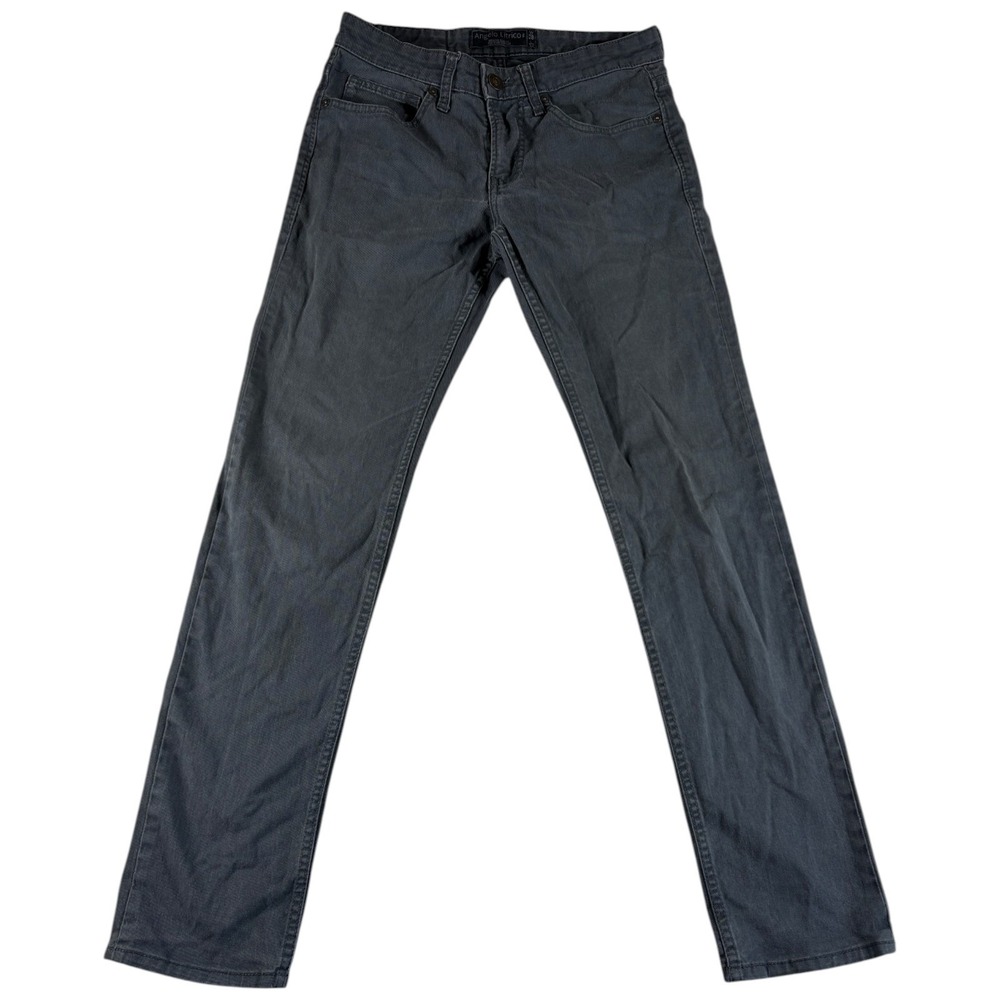 Angelo Litrico Genuine Quality‎ Jeans Mens 28x32 Gray Denim Slim Straight Leg